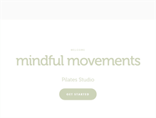 Tablet Screenshot of mindfulmovementspilatesstudio.com